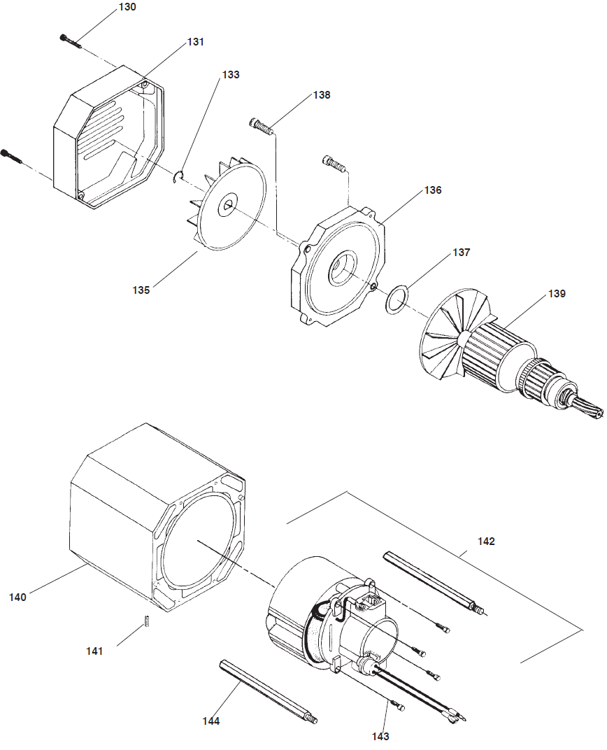 Epic 660HPX Unitec Motor Complete Parts